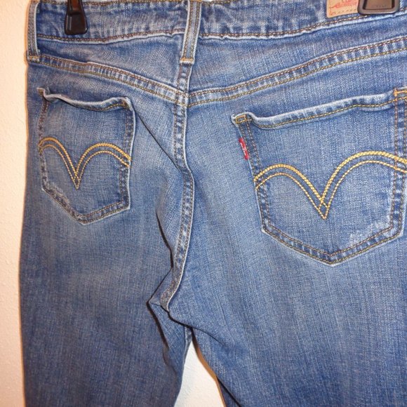 Levi's 518 Juniors Superlow Bootcut Jeans size 9 M - Picture 5 of 11